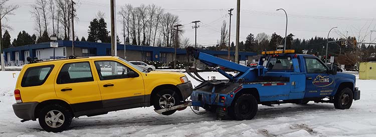 surrey scrap car ford escape towing