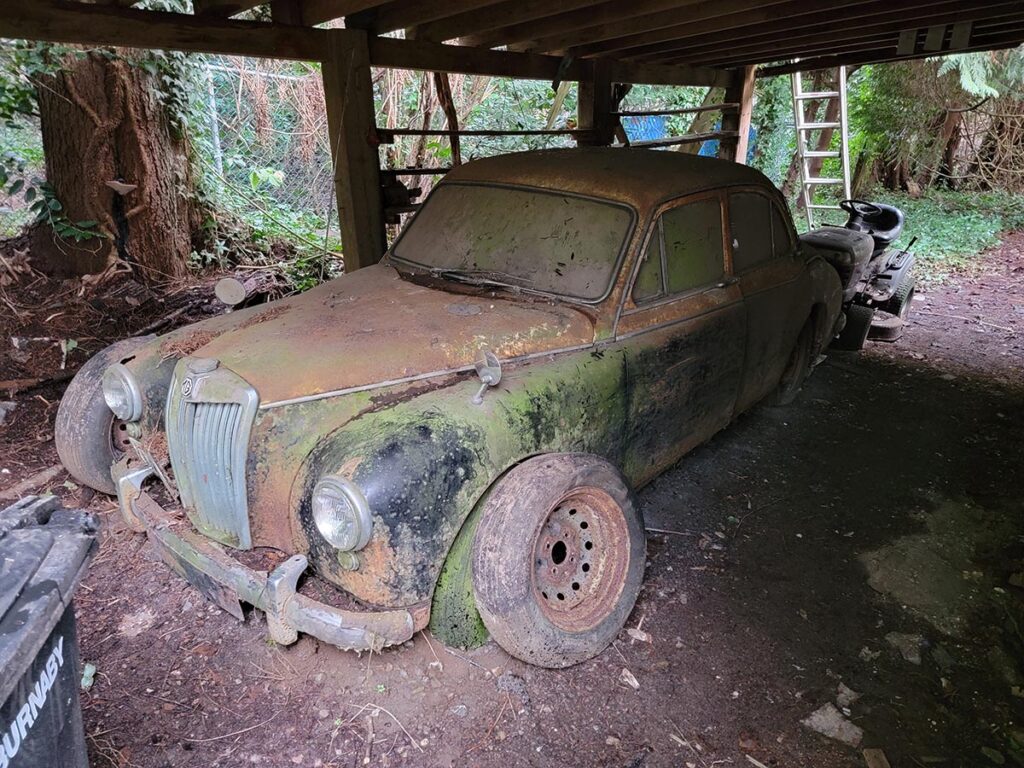 surrey scrap cars 1953 mg magnette